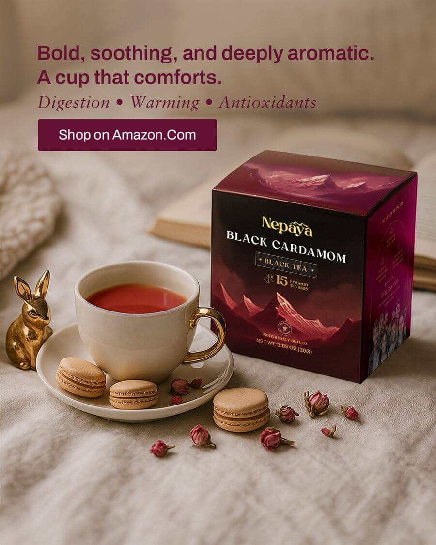 Black Cardamom tea - Chime of Wellness